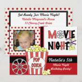 オリジナル写真ムービー 誕生日招待状 招待状 (正面/裏面)