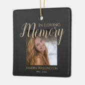 オリジナル写真メモリアル セラミックオーナメント (左)