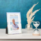 オリジナル写真メモリアル 愛する人の記憶に フォトプラーク (側面)