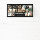 オリジナル写真モンテージ フォトコラージュ 誕生日パーティー 横断幕 (インサイチュ)