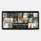 オリジナル写真モンテージ フォトコラージュ 誕生日パーティ 横断幕 (横)