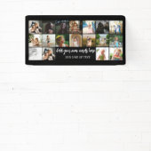 オリジナル写真モンテージ フォトコラージュ 誕生日パーティ 横断幕 (インサイチュ)