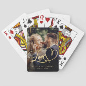 オリジナル写真ラブスクリプトハート トランプ (裏面)