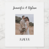 オリジナル写真ワインレベル ワインラベル (シングルラベル)