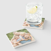 オリジナル写真入りカスタム絵画DIY ストーンコースター (横)