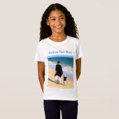 オリジナル写真入りTシャツ（テキスト可変） Tシャツ (正面フル)