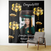 オリジナル写真名 学校年度 卒業パーティー タペストリー (インサイチュ)