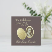 オリジナル写真対応: 覚醒 / (生) 葬儀 招待状 (スタンド正面)