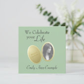 オリジナル写真対応: 覚醒 / (生)葬儀 招待状 (スタンド正面)