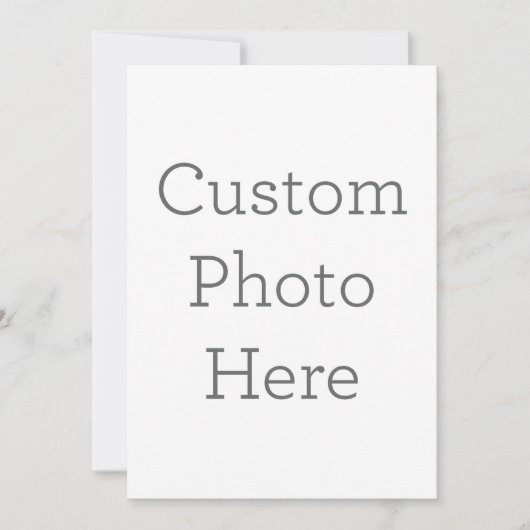 フラット招待状, サイズ: 12.7cm x 17.8cm, ペーパー: シグネチャーマット, 封筒: ホワイト (正面)