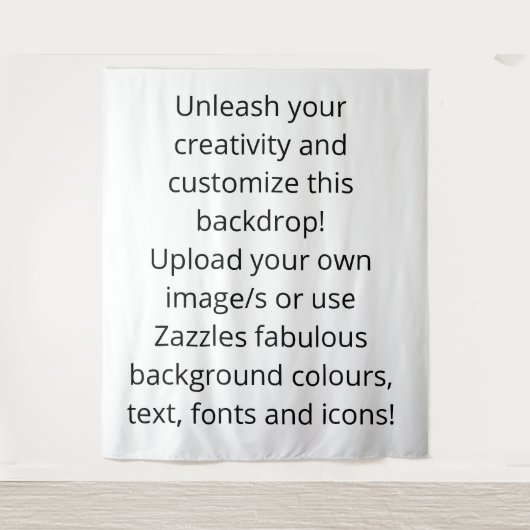 オリジナル写真撮影用 ウェディングまたはベイビー背景ボード タペストリー (正面)