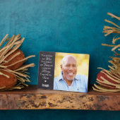 オリジナル写真追悼記念品 フォトプラーク (側面)