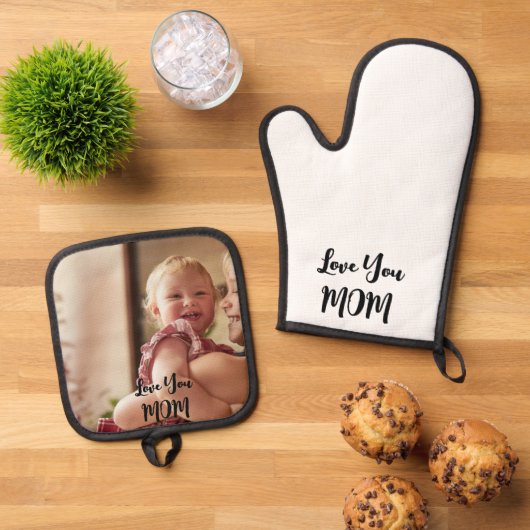 オリジナル写真鍋敷きセット 鍋つかみ&鍋敷きセット (トップダウン)