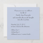 オリジナル写真:お別れ会 / (生) 前向き葬 招待状 (裏面)