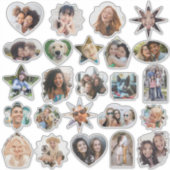 オリジナル写真 かわいい楽しい形 ビニールステッカーシート シール (正面)