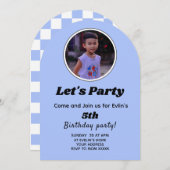 オリジナル写真 アーチ型 招待状 (正面/裏面)