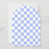 オリジナル写真 アーチ型 招待状 (裏面)