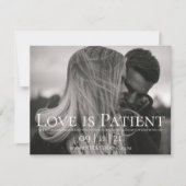 オリジナル写真 ウェディング延期のお知らせ 招待状 (正面)