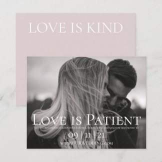 オリジナル写真 ウェディング延期のお知らせ 招待状