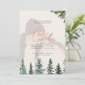 オリジナル写真 ウェディング招待状 招待状 (スタンド正面)