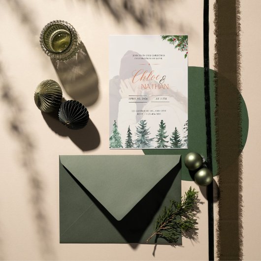 オリジナル写真 ウェディング招待状 招待状