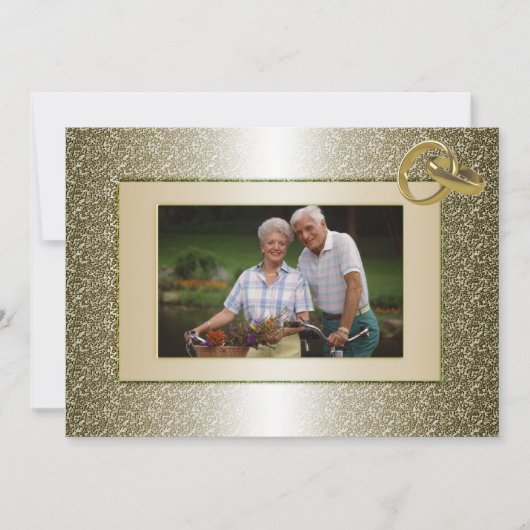 オリジナル写真 ウェディング アニバーサリー パーティー 招待状 (正面)