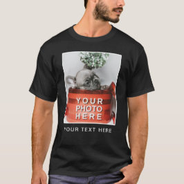 オリジナル写真＆カスタムテキストTシャツ Tシャツ