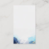 オリジナル写真 サンクス オンブレ ブルー ゴールド エンクロージャーカード (裏面)