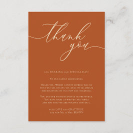 オリジナル写真 サンクス テラコッタ エンクロージャーカード