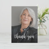 オリジナル写真 サーゲングリーン 70歳の誕生日パーティー サンキューカード (スタンド正面)