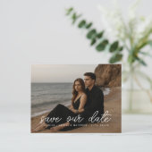 オリジナル写真 セーブ・ザ・デート ポストカード (スタンド正面)