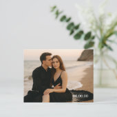 オリジナル写真 セーブ・ザ・デート ポストカード (スタンド正面)