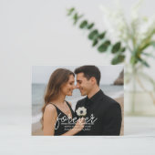 オリジナル写真 セーブ・ザ・デート ポストカード (スタンド正面)