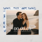 オリジナル写真 セーブ・ザ・デート ポストカード (正面/裏面)