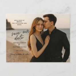 オリジナル写真 セーブ・ザ・デート ポストカード