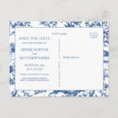 オリジナル写真 セーブ・ザ・デート ポストカード (裏面)