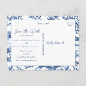 オリジナル写真 セーブ・ザ・デート ポストカード (裏面)