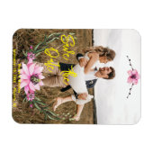 オリジナル写真 セーブ・ザ・デート - ミニマリスト マグネット (横)