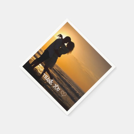 オリジナル写真 タイポグラフィー ナプキン スタンダードカクテルナプキン (角)