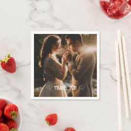 オリジナル写真 タイポグラフィー ナプキン スタンダードカクテルナプキン