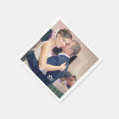 オリジナル写真 タイポグラフィー ナプキン スタンダードカクテルナプキン (角)