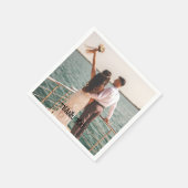 オリジナル写真 タイポグラフィー ナプキン スタンダードカクテルナプキン (角)