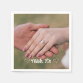 オリジナル写真 タイポグラフィー ナプキン スタンダードカクテルナプキン (正面)