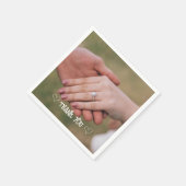 オリジナル写真 タイポグラフィー ナプキン スタンダードカクテルナプキン (角)