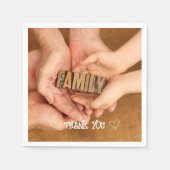 オリジナル写真 タイポグラフィー ナプキン スタンダードカクテルナプキン (正面)