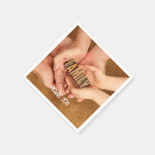 オリジナル写真 タイポグラフィー ナプキン スタンダードカクテルナプキン (角)