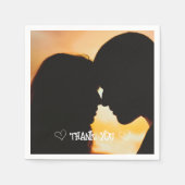 オリジナル写真 タイポグラフィー ナプキン スタンダードカクテルナプキン (正面)