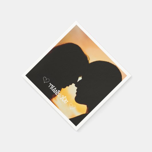 オリジナル写真 タイポグラフィー ナプキン スタンダードカクテルナプキン (角)