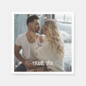 オリジナル写真 タイポグラフィー ナプキン スタンダードカクテルナプキン (正面)