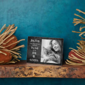 オリジナル写真 ネコ ペット 追悼 プレート フォトプラーク (側面)